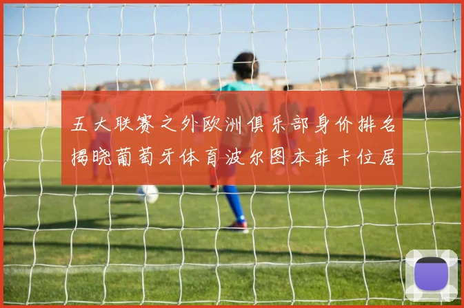 五大联赛之外欧洲俱乐部身价排名揭晓葡萄牙体育波尔图本菲卡位居前三
